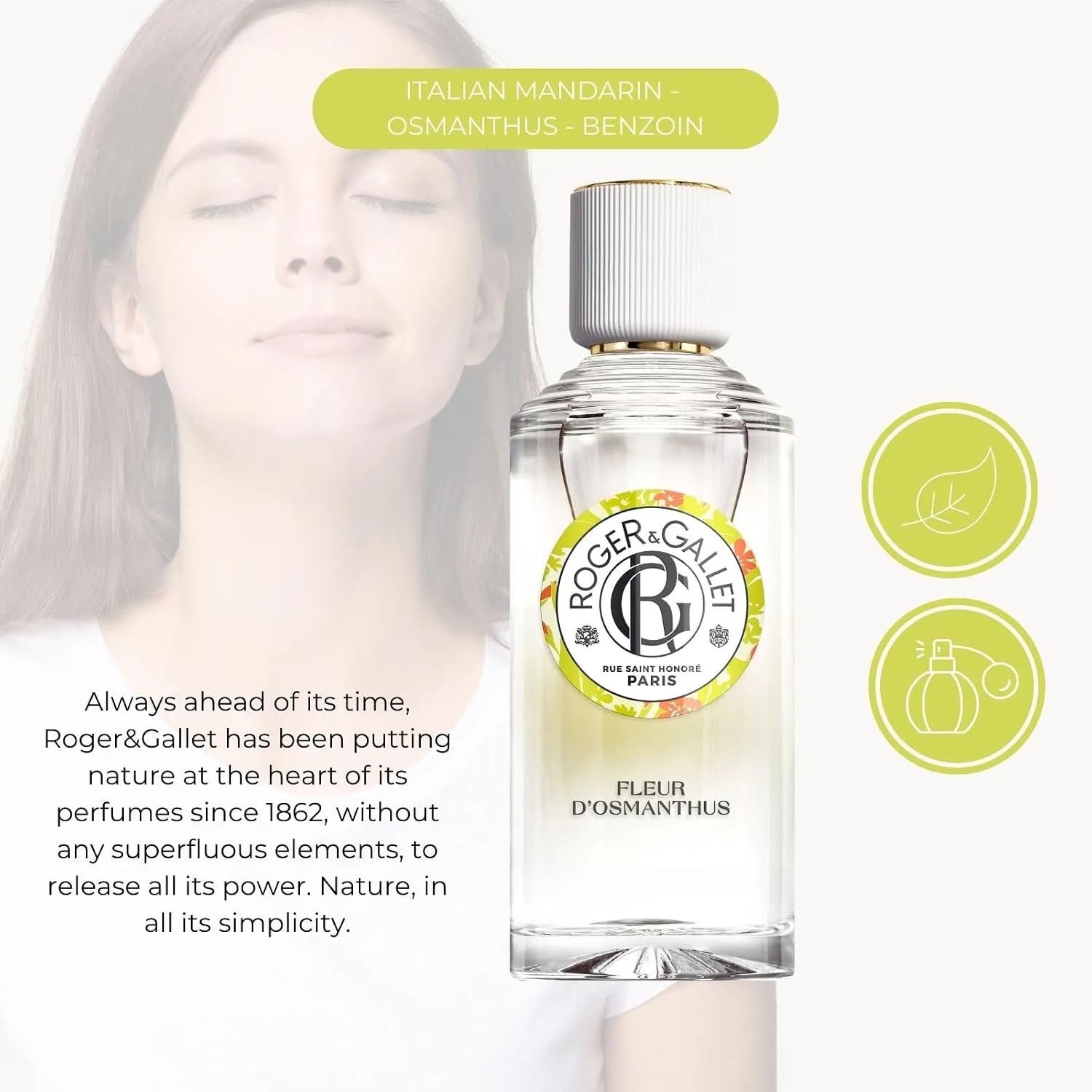ROGER & GALLET Fleur d'Osmanthus Fragrant Water Spray, 1 fl oz