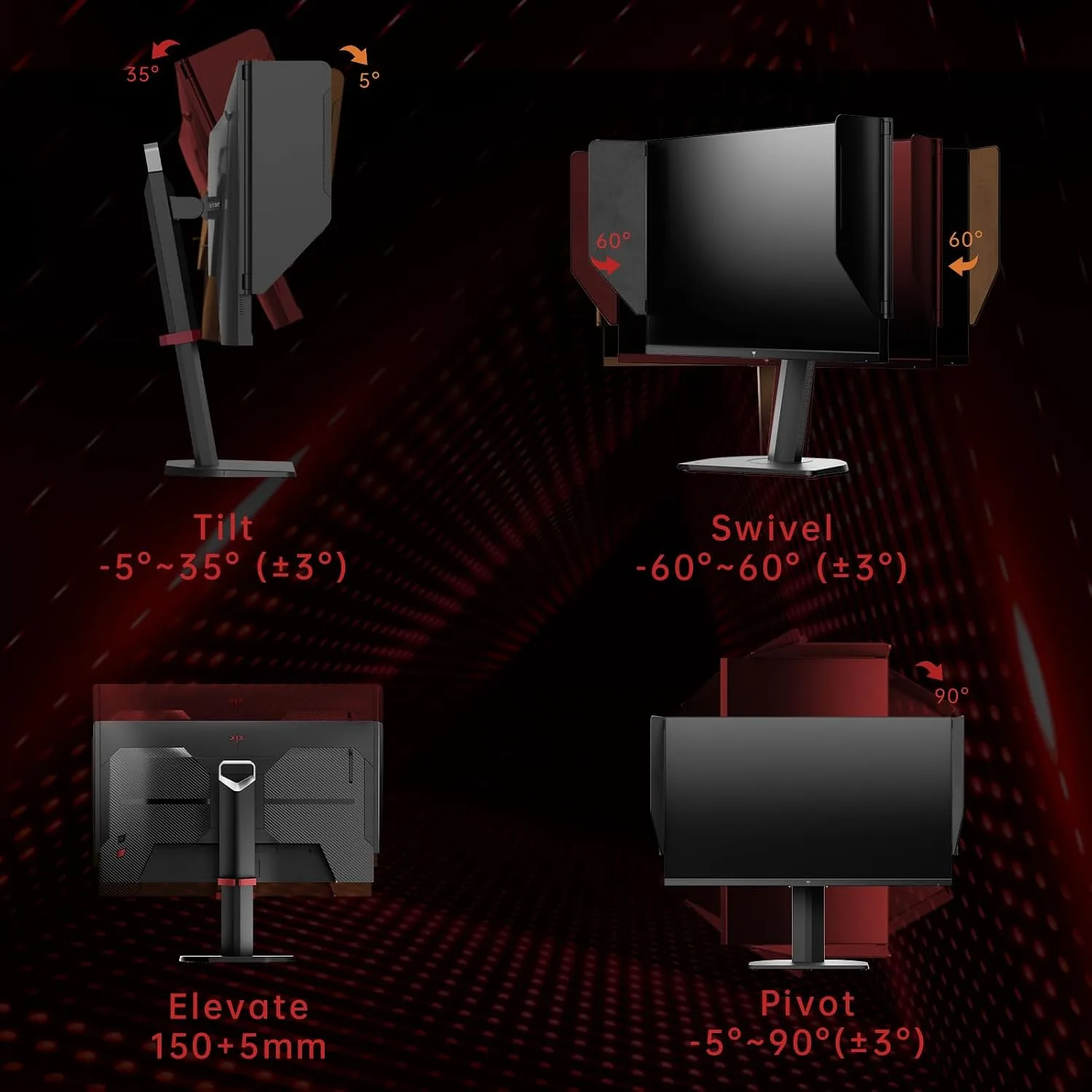 KTC 24.1 Inch FHD Fast TN 400Hz Gaming Monitor 25M1