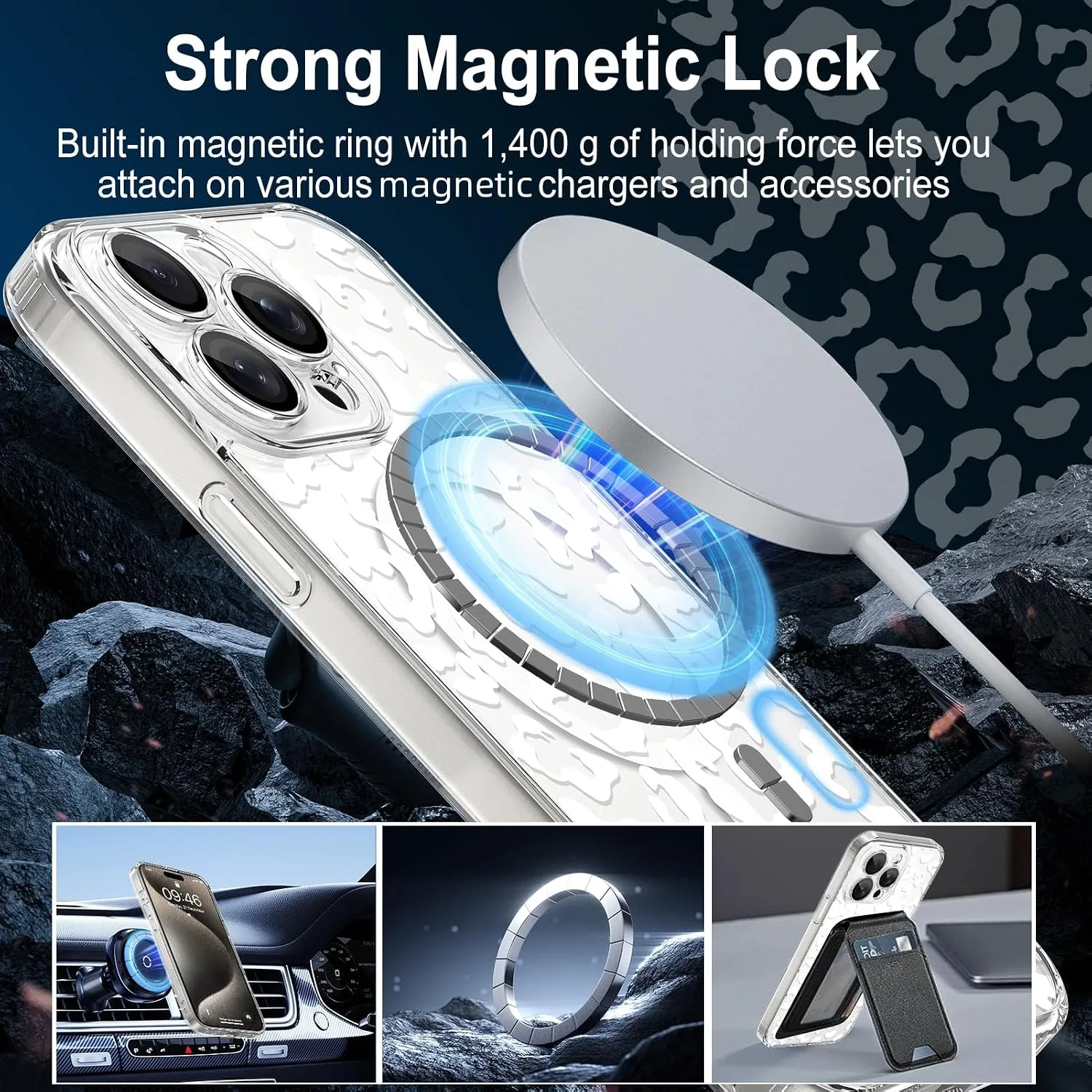 tharlet Magnetic for iPhone 16 Case, Compatible with MagSafe