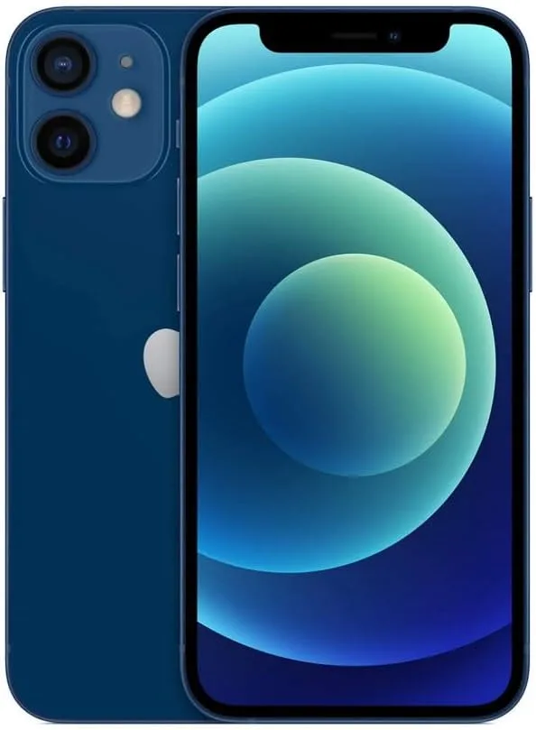 Apple iPhone 12 Mini, 64GB, Blue - Locked to T-Mobile (Renewed)