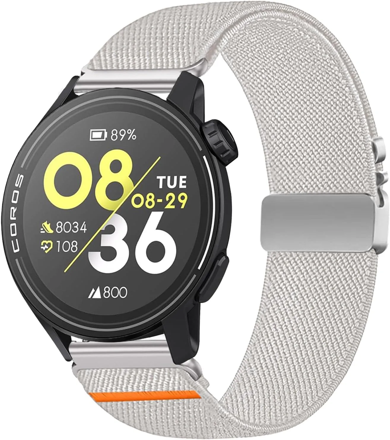 Nylon Bands 22mm Compatible with COROS PACE 3/APEX 4 42mm/APEX Pro/APEX 2 Pro/APEX 46mm/PACE Pro Adjustable Sport Replacement Straps for Women Men