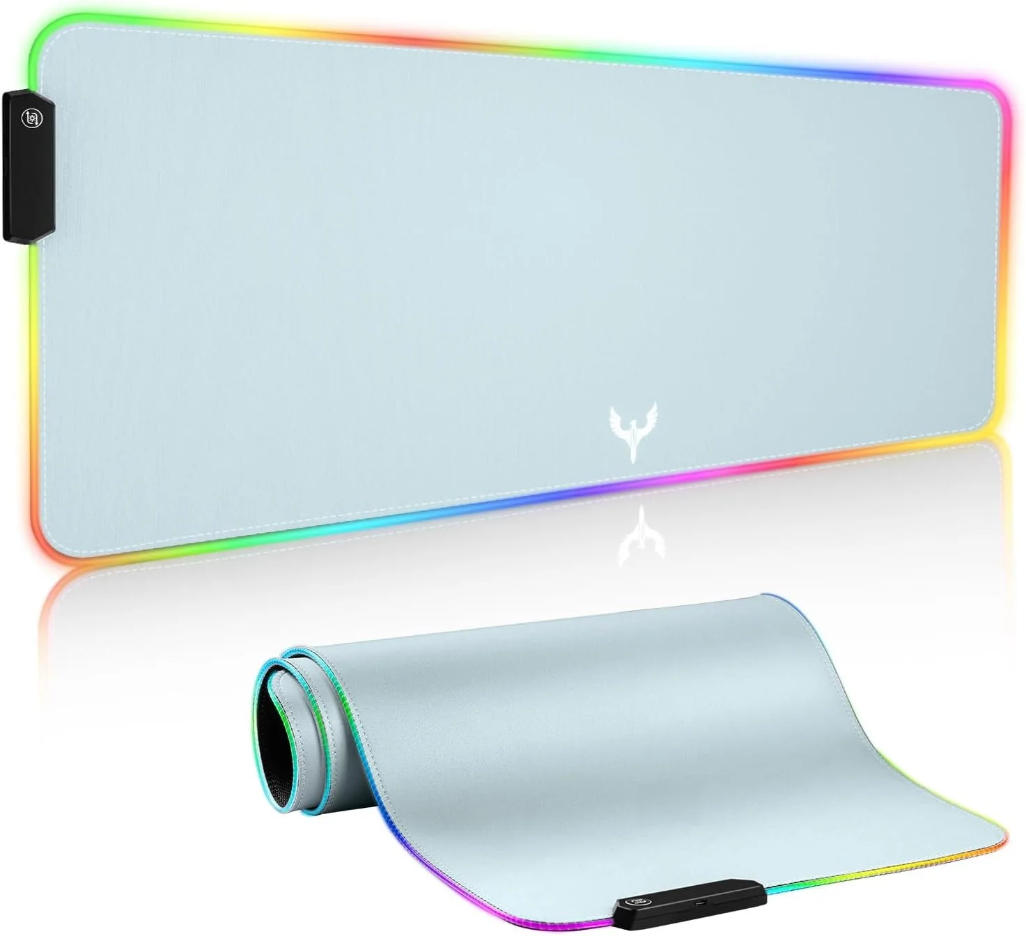 BladeHawks RGB Gaming Mouse Pad Extra Large Extended 31.5x12 Inch-Grey
