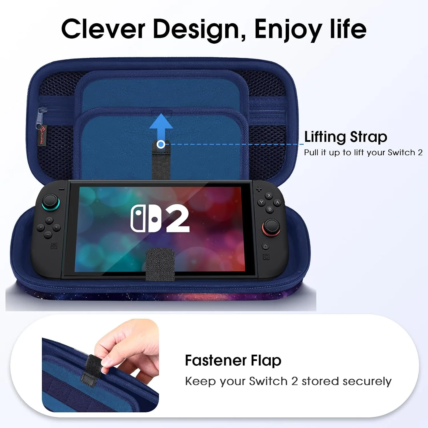 FINTIE Shockproof Carrying Case for Nintendo Switch 2 (2025)