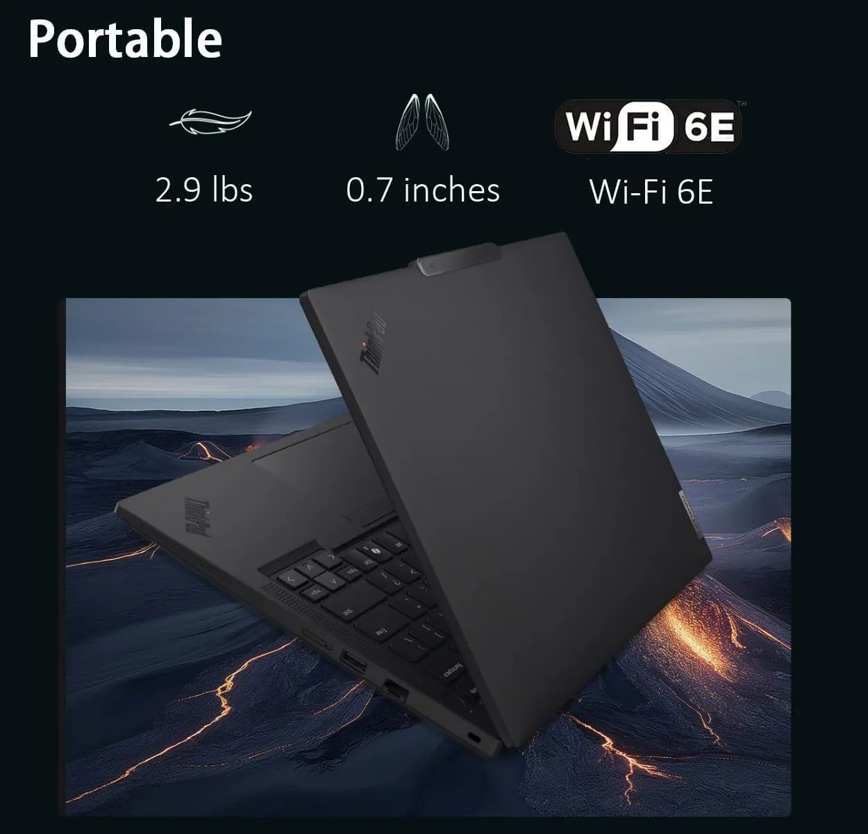 Lenovo ThinkPad T14 Gen 6 Business Laptop 14" FHD+ IPS, Intel Ultra 7 255U, 64GB DDR5 RAM, 1TB SSD, 5MP Webcam, Fingerprint, Backlit, Wi-Fi 6E, 2 Thunderbolt 4, AI PC, W11P