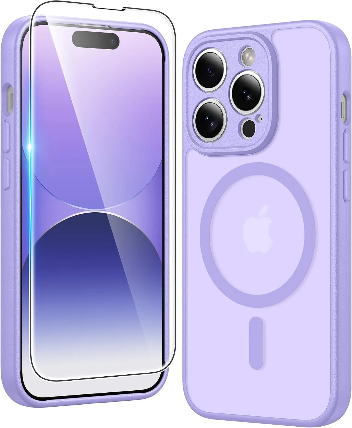 FNTCASE for iPhone 14 Pro Case Compatible with Magsafe Matte Phonecase