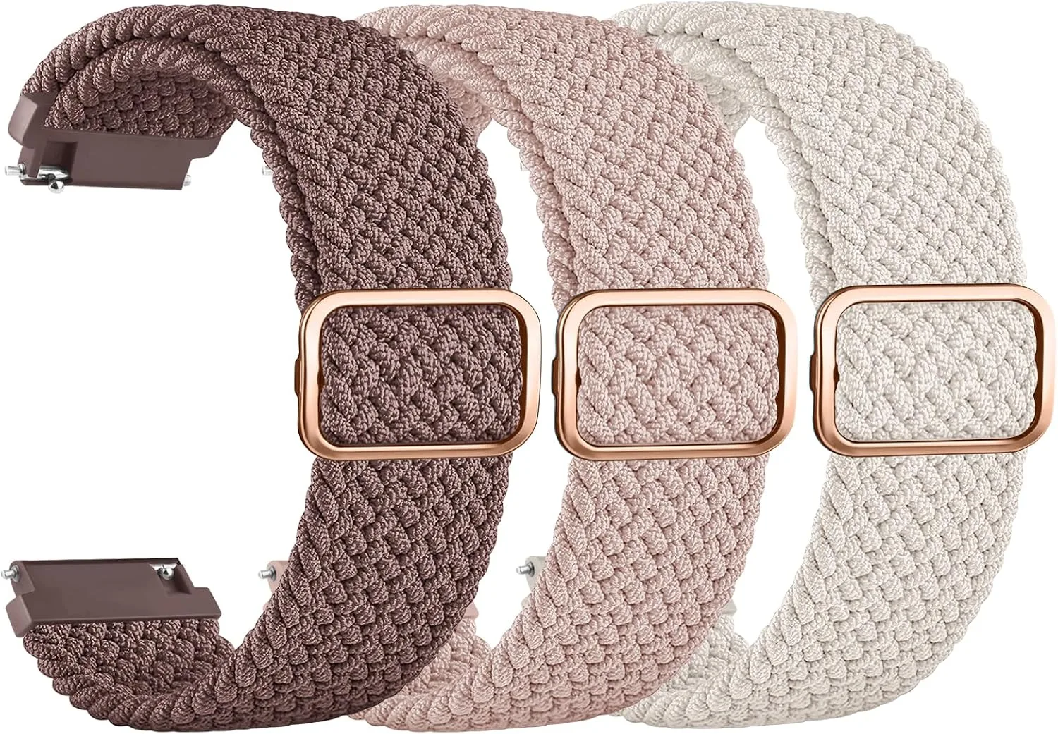 Correas para smartwatch Meliya IDW13/IDW16/IDW19 22mm nylon elástico 3 unidades