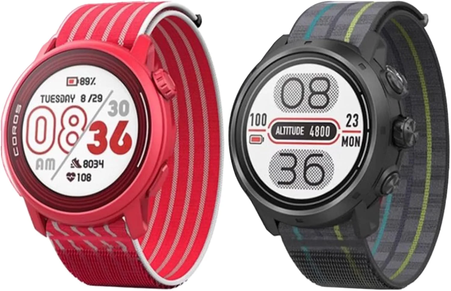 22MM Sport Nylon Bands for COROS PACE 3/4/APEX PRO/2 PRO/APEX 46mm for Women Men