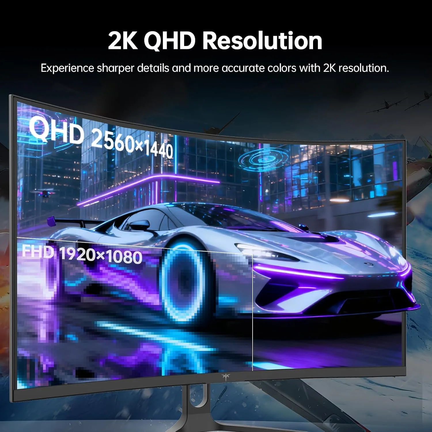 KTC 32 Inch Curved Gaming Monitor, 2K 180Hz (OC 185Hz) 1500R Monitor, H32S5