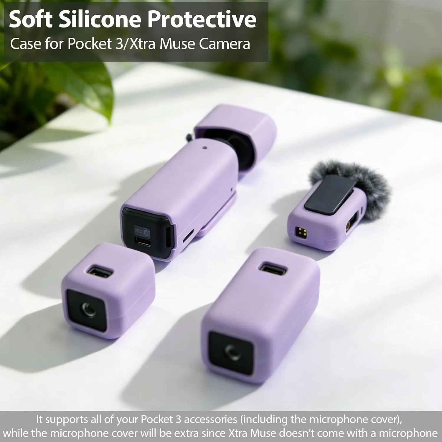 Case for DJI Osmo Pocket 3 / Xtra Muse Camera - Lilac