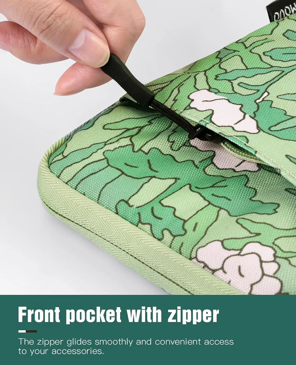 TiMOVO 6-7 Inch Sleeve Case for eReader, Green Flower