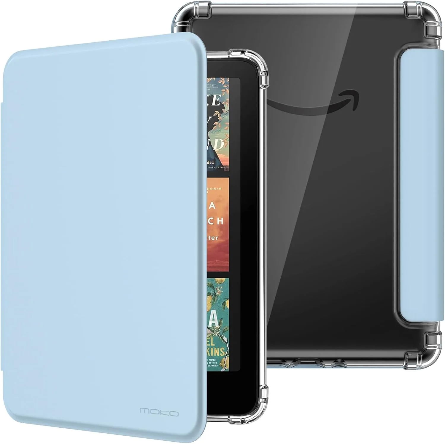 MoKo Case for Kindle Paperwhite 12th Gen & Colorsoft 2024, Sky Blue