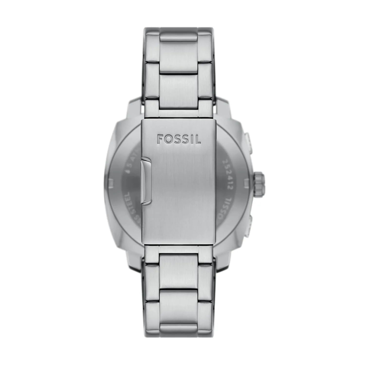Fossil Men's Watch, Machine Stainless Steel Chronograph Watch for Men