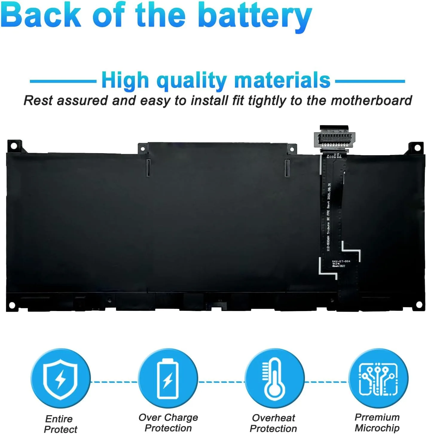 MN79H Laptop Battery for Dell XPS 13 Plus 9320 P151G Series