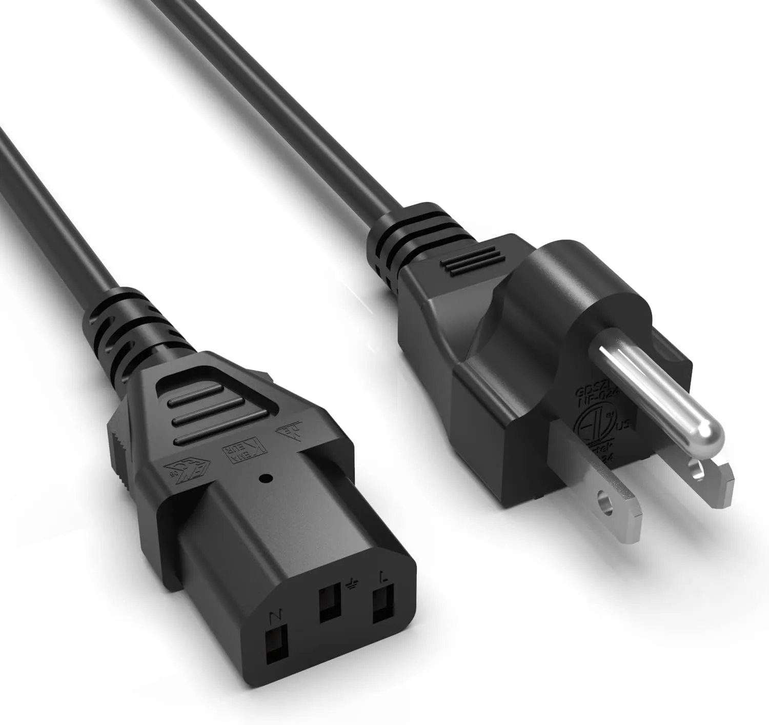 Superer 4FT 3-Prong AC Power Cord for Guitar Amps, Bluetooth Speakers