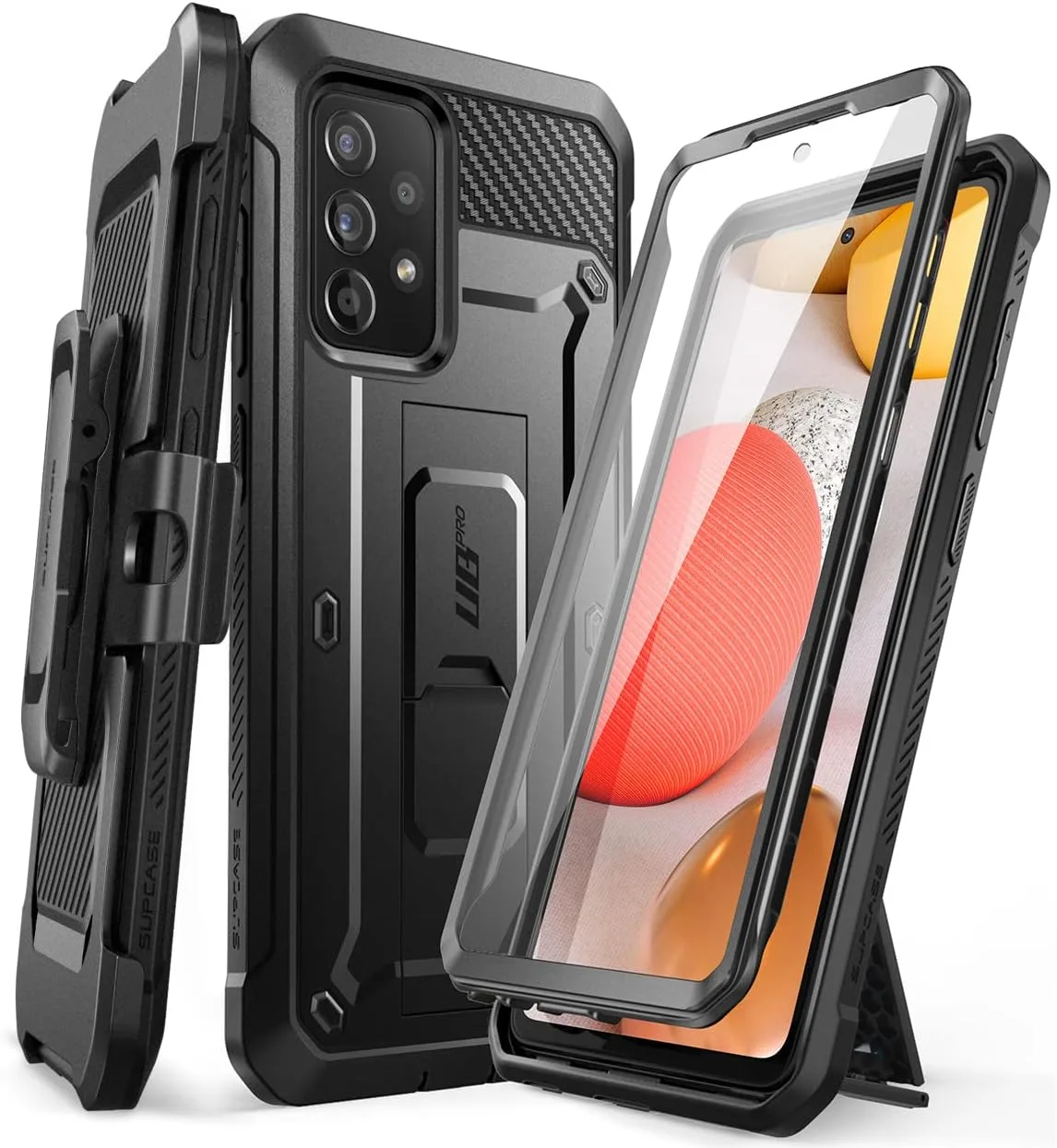 SUPCASE for Samsung Galaxy A53 5G Case with Screen Protector, Black