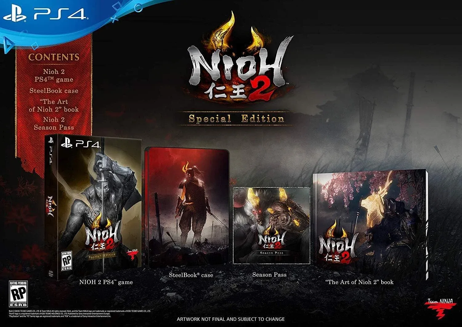 Videojuego Nioh 2 Special Edition para PlayStation 4