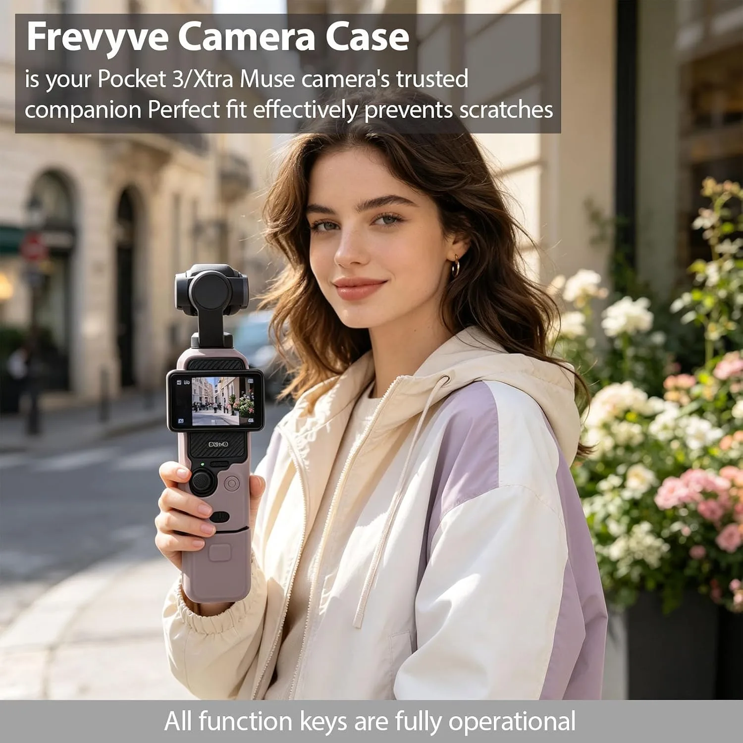 Case for DJI Osmo Pocket 3 / Xtra Muse Camera - Taupe