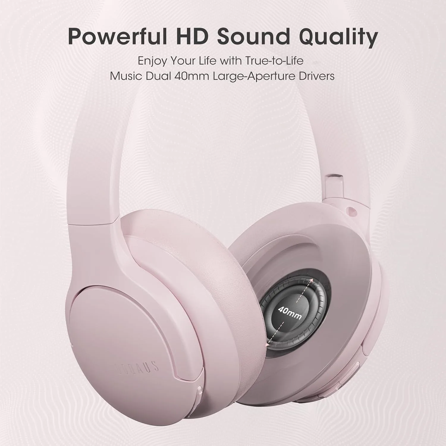 DOQAUS Bluetooth Headphones Over Ear, Headphones Wireless, APP Control