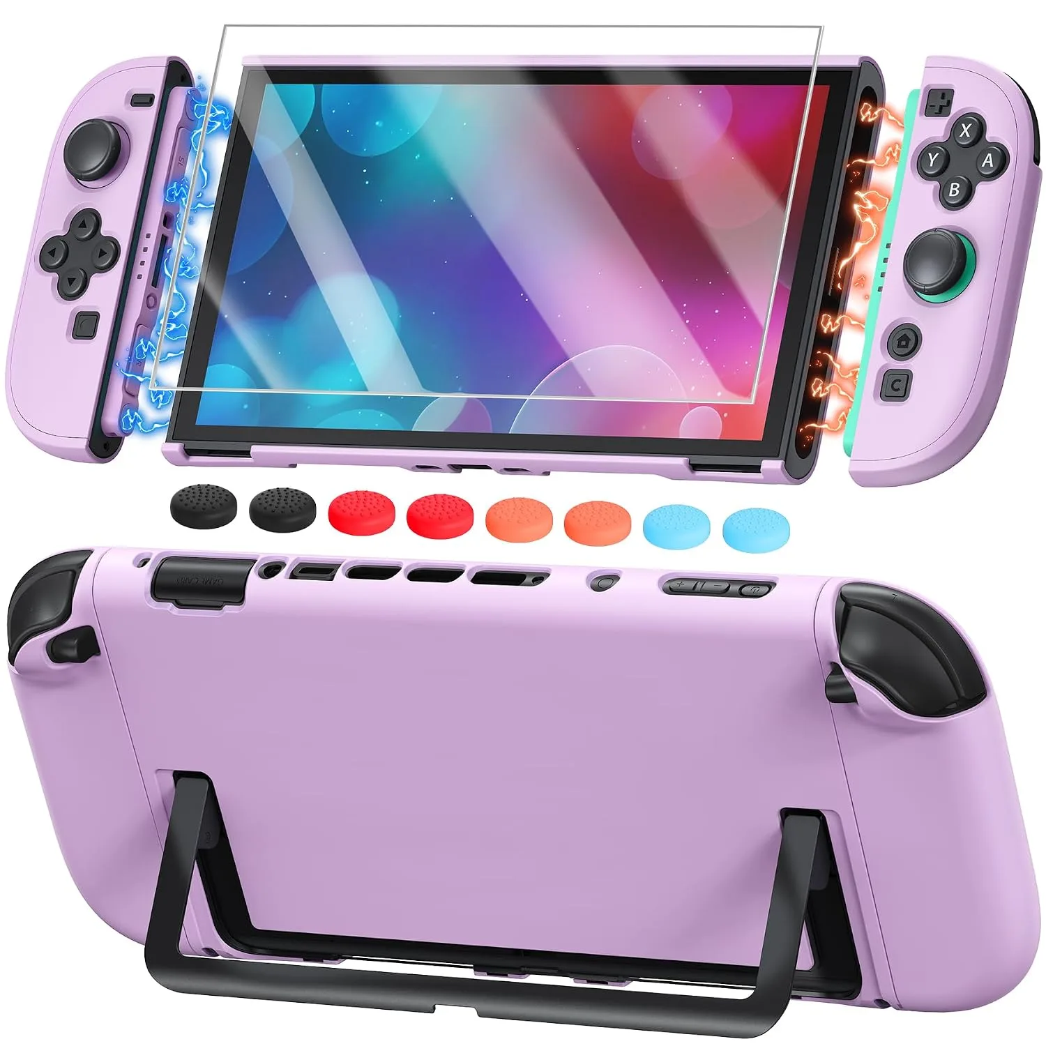 FYOUNG Switch Lite Cover Case,Crystal Hard Protective Shell for Switch Lite