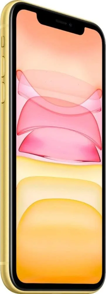 Apple iPhone 11, US Version, 256GB, Yellow - T-Mobile (Renewed)