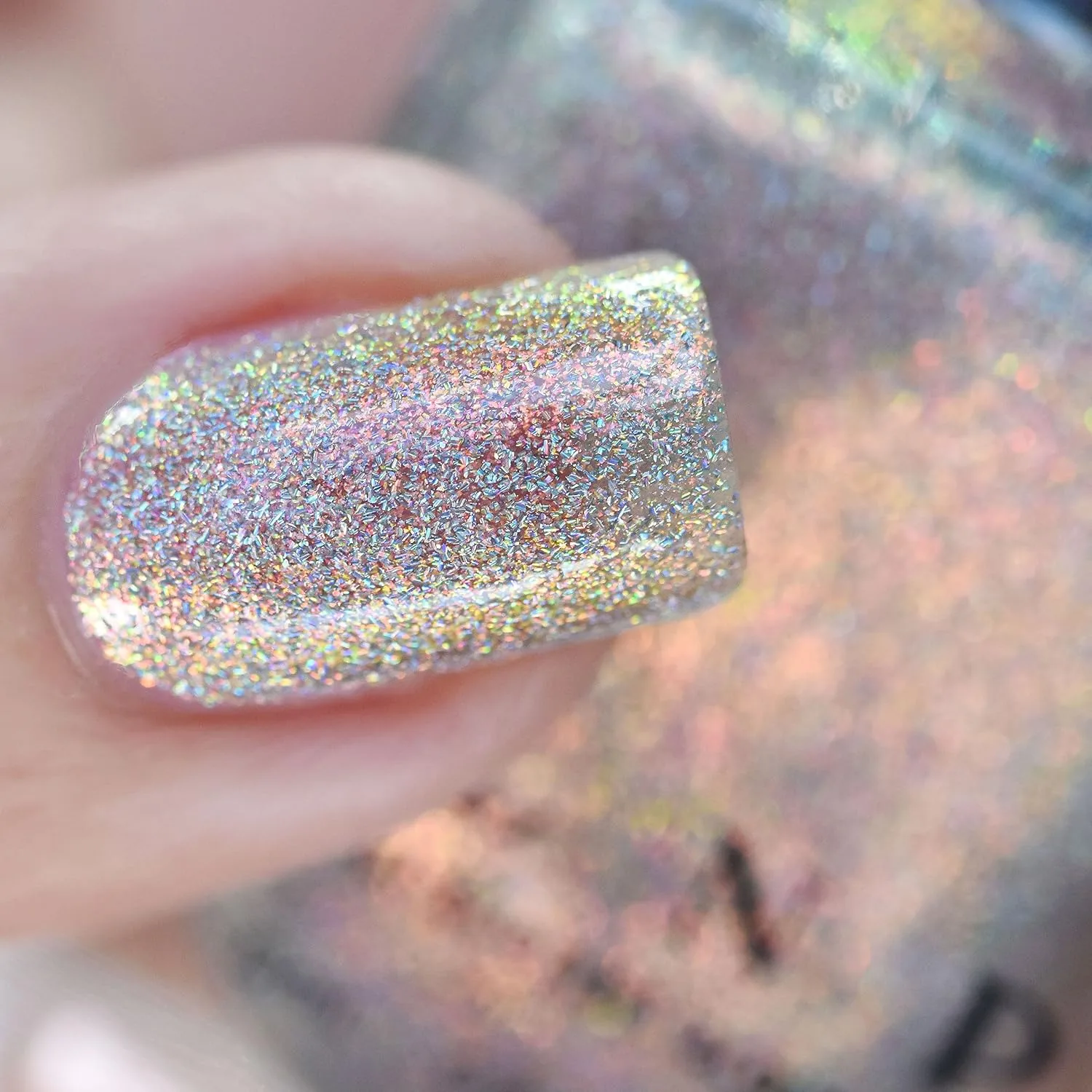 ILNP Fired Up - Fiery Orange to Green Color Kissed Ultra Holo Nail Polish