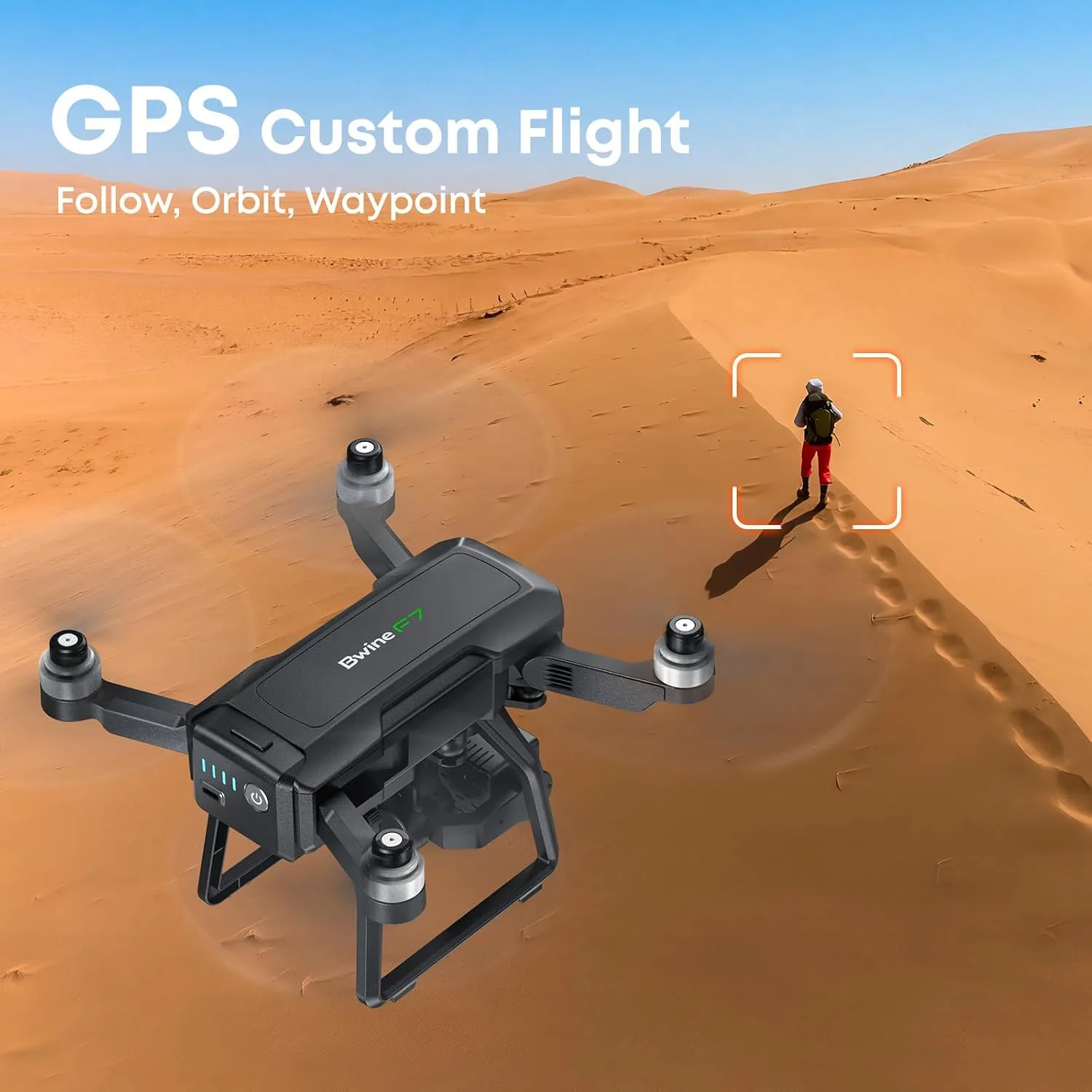 Bwine F7GB2 Pro Drones with Camera for Adults 4K UHD Aerial 3-Axis Gimbal