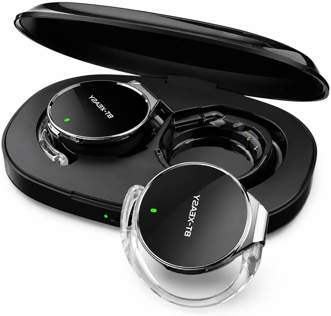 Wireless Open Ear Headphones with Ear Hook, Bluetooth 5.4, Clip-On Design