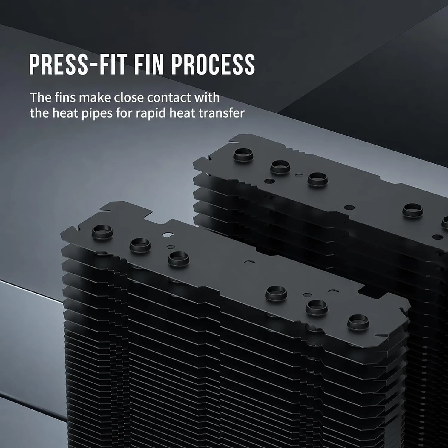 ProArtist E6 Pro Black ARGB Dual Tower CPU Air Cooler, 250W TDP CPU Cooler