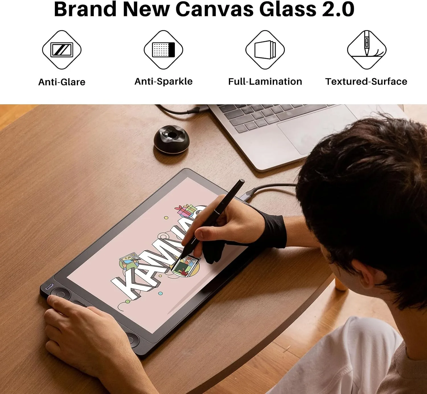 HUION Kamvas 13 (Gen 3) Drawing Tablet with Screen 16K Pressure PenTech 4.0
