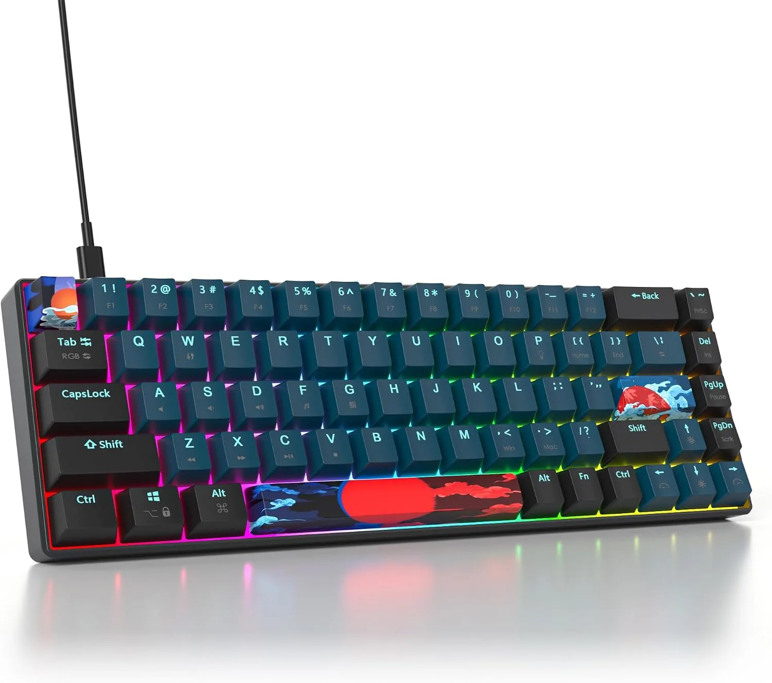 Owpkeenthy 60% Wired Mechanical Keyboard
