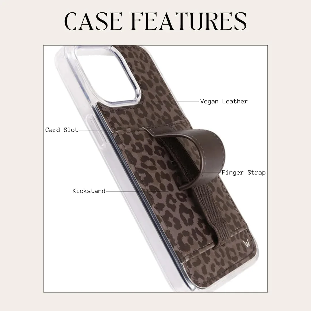 Walli Cases Wallet Phone Case for iPhone 13, Card Holder Kickstand