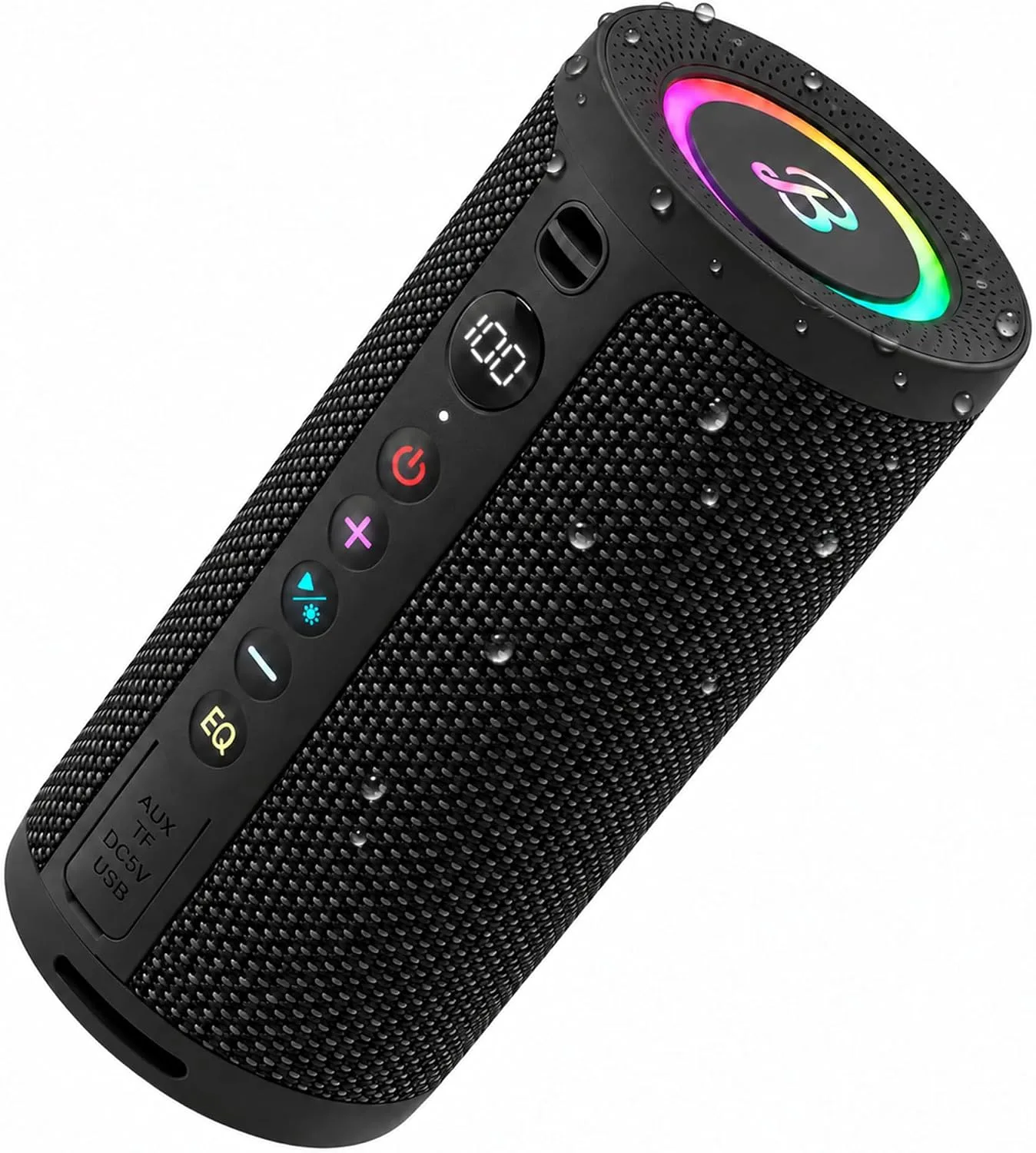 BassBloom Roar 3 Portable Bluetooth Speaker,IPX6 Waterproof,20W