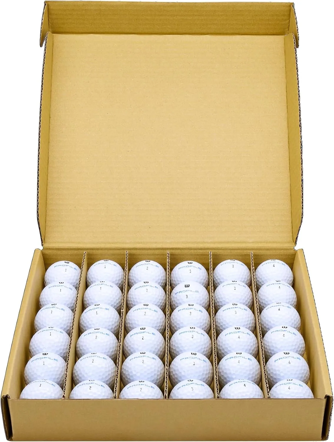 WILSON Profile Distance Golf Balls 36 Pack