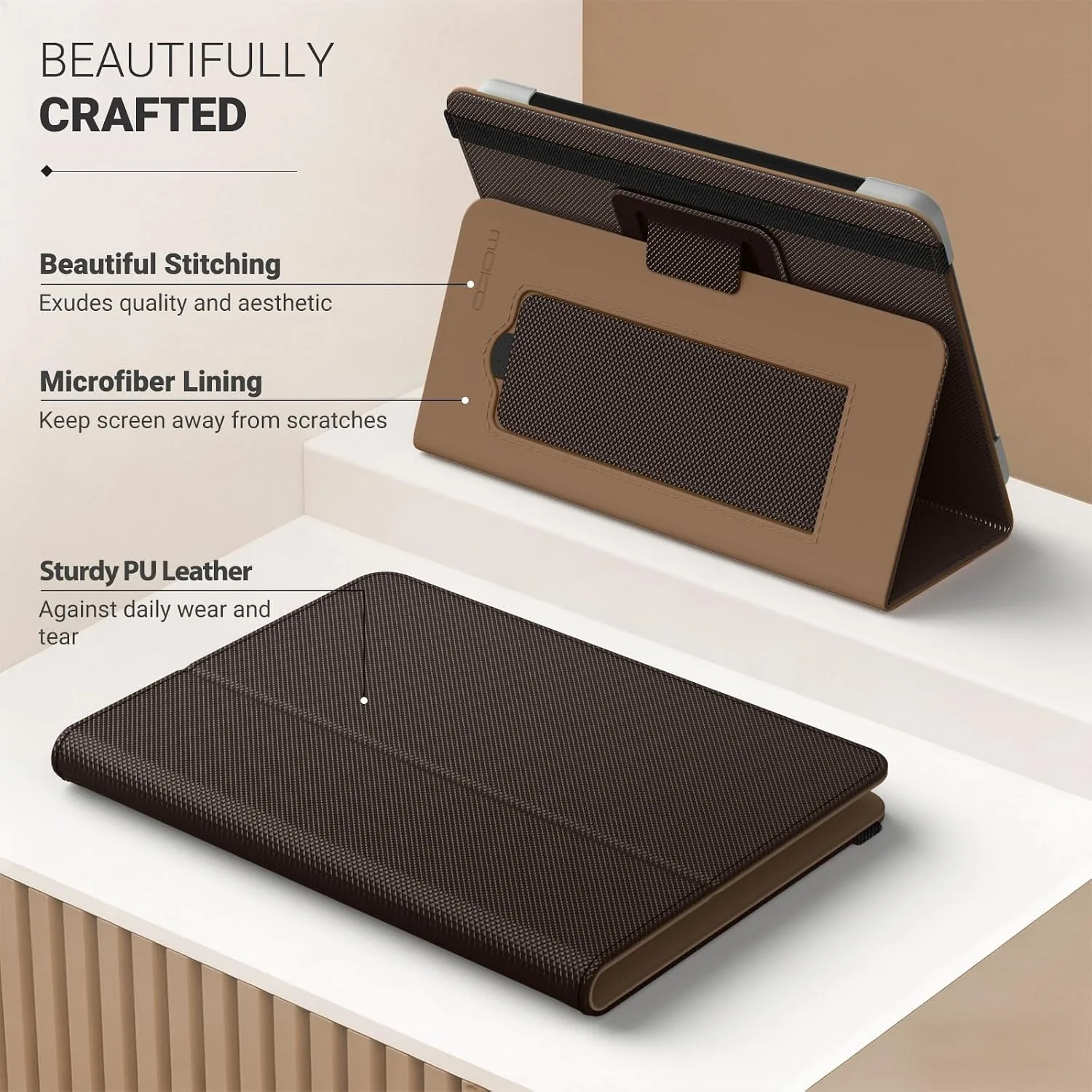 MoKo Universal Case for 6 inch Kindle eReaders and Tablets, Dark Coffee