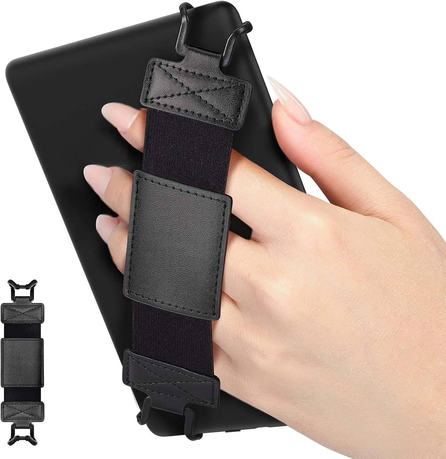 Soporte de mano MoKo para Kindle y tablets 6-8 pulgadas negro