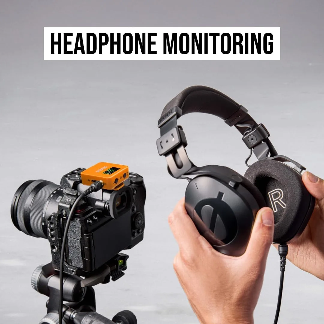 RØDE Wireless GO (Gen 3) Compact Wireless Microphone, 32-Bit Float, Orange
