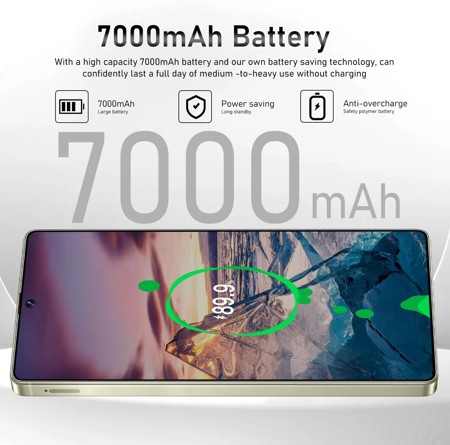 I25Ultra Unlocked Smartphone,16+512GB Unlocked Phone,6.9" HD+ Display,Built in Pen,Snapdragon 8 Gen3 7000mAh Dual Speakers 5G/Face ID/Fingerprint Lock/Dual SIM/GPS (White)