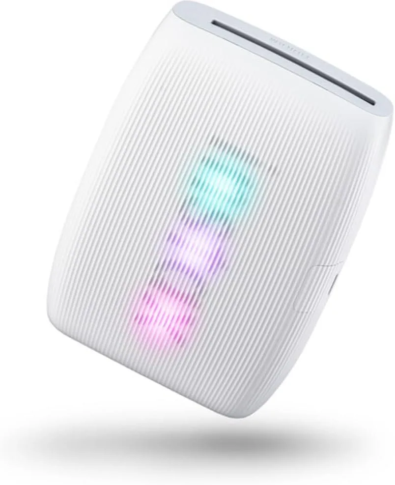 Fujifilm INSTAX Mini Link 3 Smartphone Printer | Clay White Bundled INSTAX Mini Instant Film | 20 Exposures + Microfiber Cleaning Cloth (3 Items)