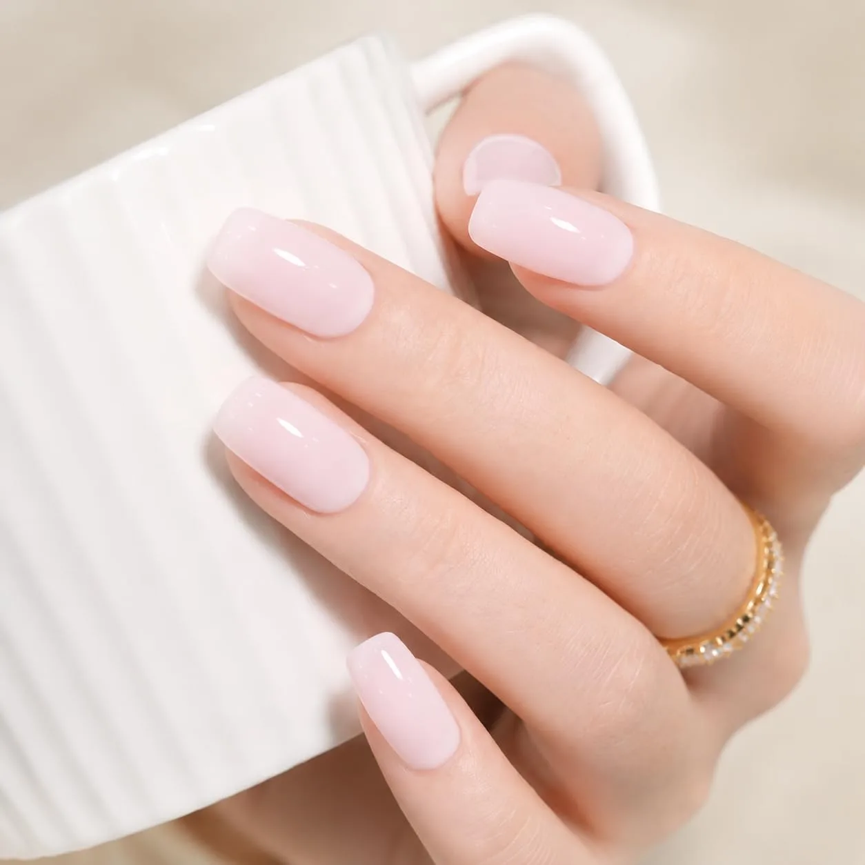 modelones Builder Nail Gel Barely Pink HEMA-Free Builder Color Gel Polish
