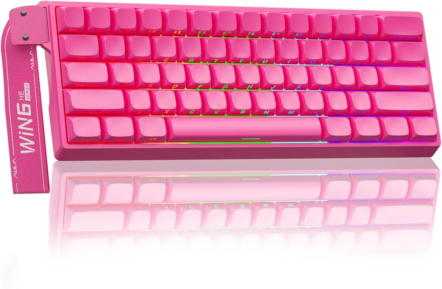 Teclado Gamer Corbobo AULA WIN60 HE PRO 60% Mecánico con Switch Magnético Hot Swappable RGB