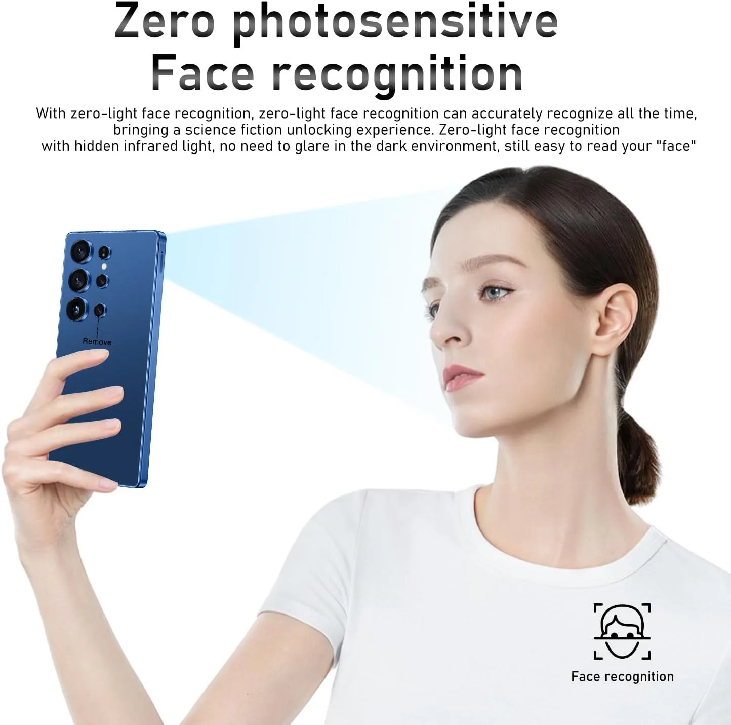 I25Ultra Unlocked Smartphone,16+512GB Unlocked Phone,6.9" HD+ Display,Built in Pen,Snapdragon 8 Gen3 7000mAh Dual Speakers 5G/Face ID/Fingerprint Lock/Dual SIM/GPS (Blue)