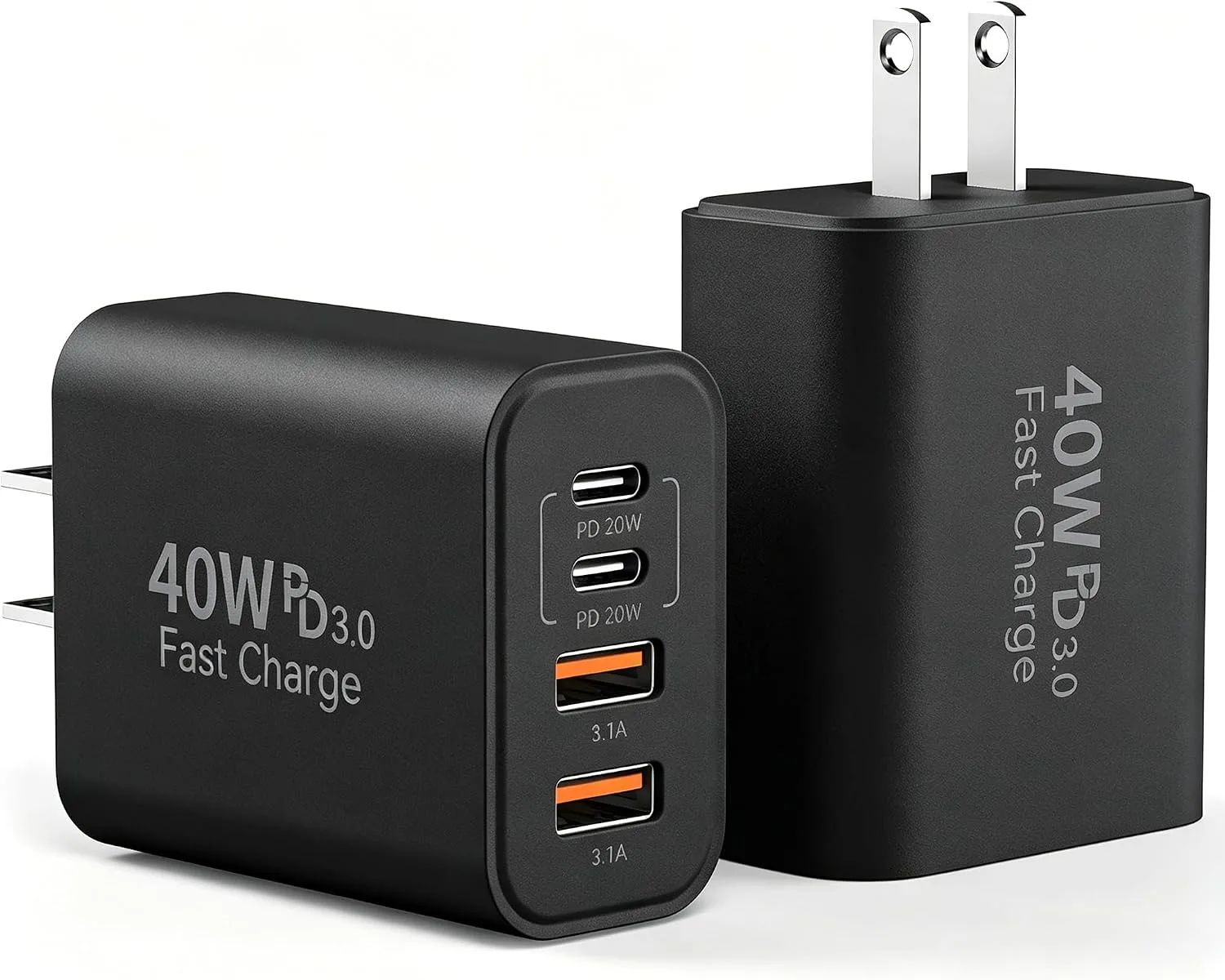 USB C Charger Block Multiple Ports Wall Charger Fast Phone Charging Blocks