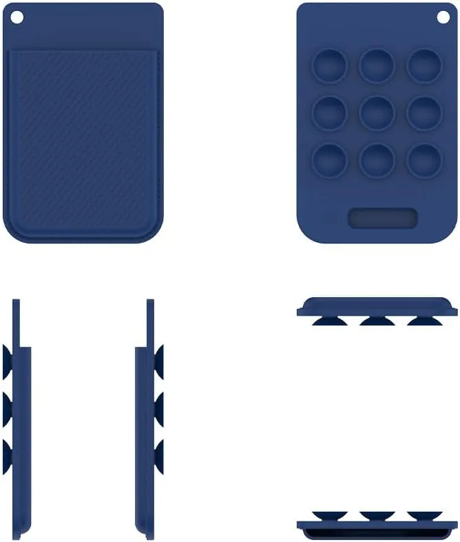 Silicone Protective Case Cover Shell for Plaud Note AI Voice Recorder Anti-Scratch Shockproof Soft Protector Case Silicone Sleeve (Blue)