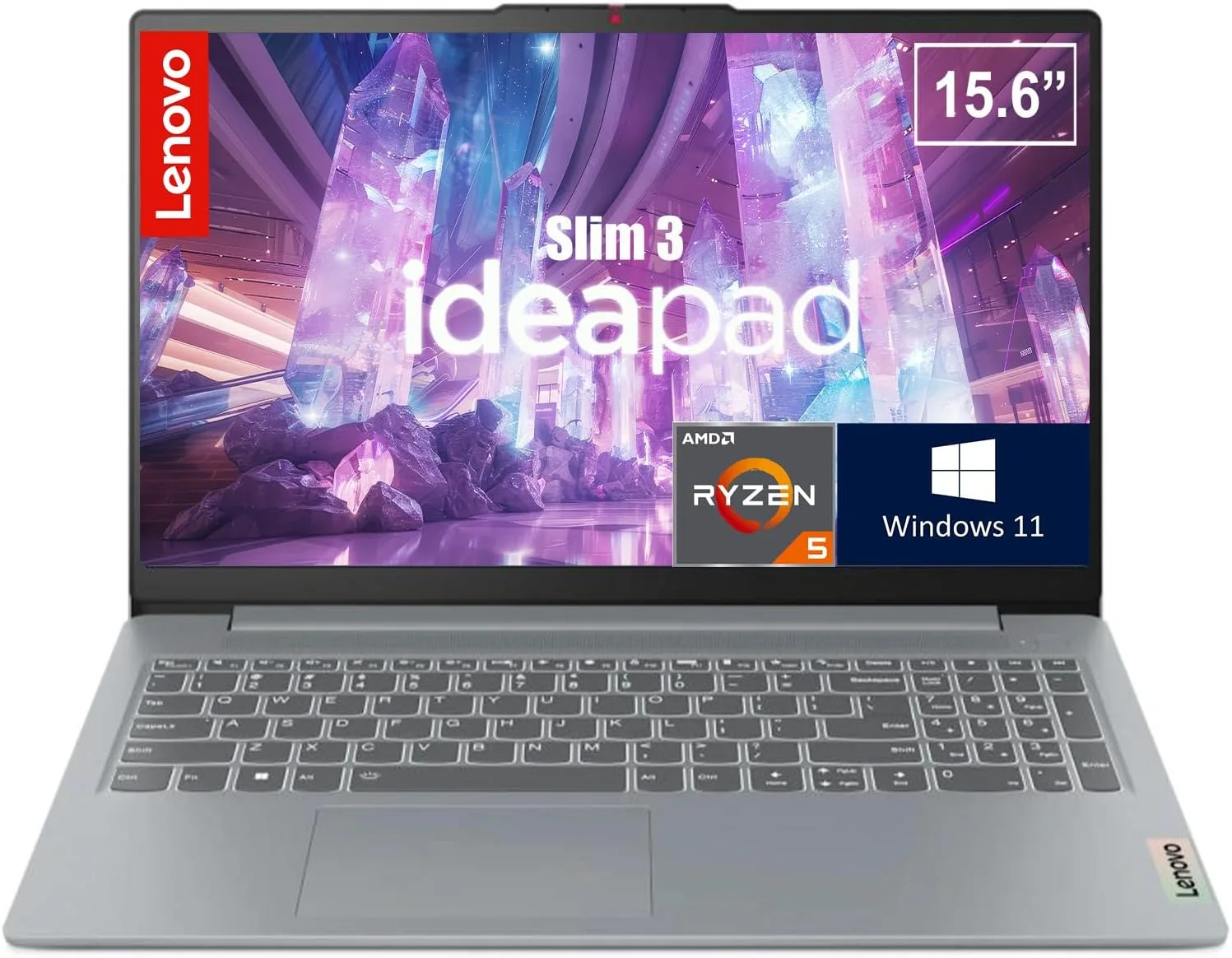 Lenovo IdeaPad Slim 3, 15.6 Inch FHD Laptop | Backlit Keyboard | AMD Ryzen 5 5625U, 6-Core Processor, Up to 4.3GHz | 16GB RAM, 2TB SSD | Windows 11 | WiFi-6 | Lightweight and Ultra-Slim
