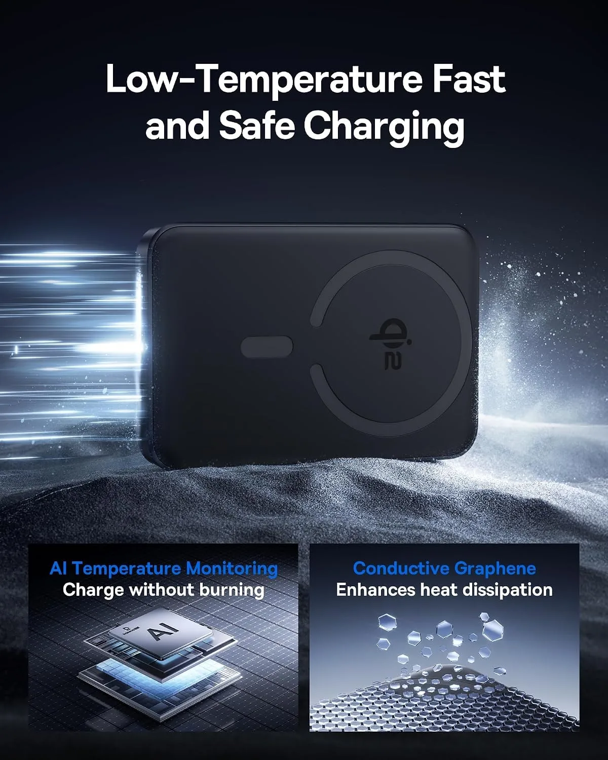 Baseus for MagSafe Portable Charger, Qi2 Certified 15W Wireless Magnetic Power Bank 10000mAh with USB-C Cable 22.5W PD Charging, Battery Pack Compatible with iPhone 18/17/16/15/14 Pro/Pro Max Series