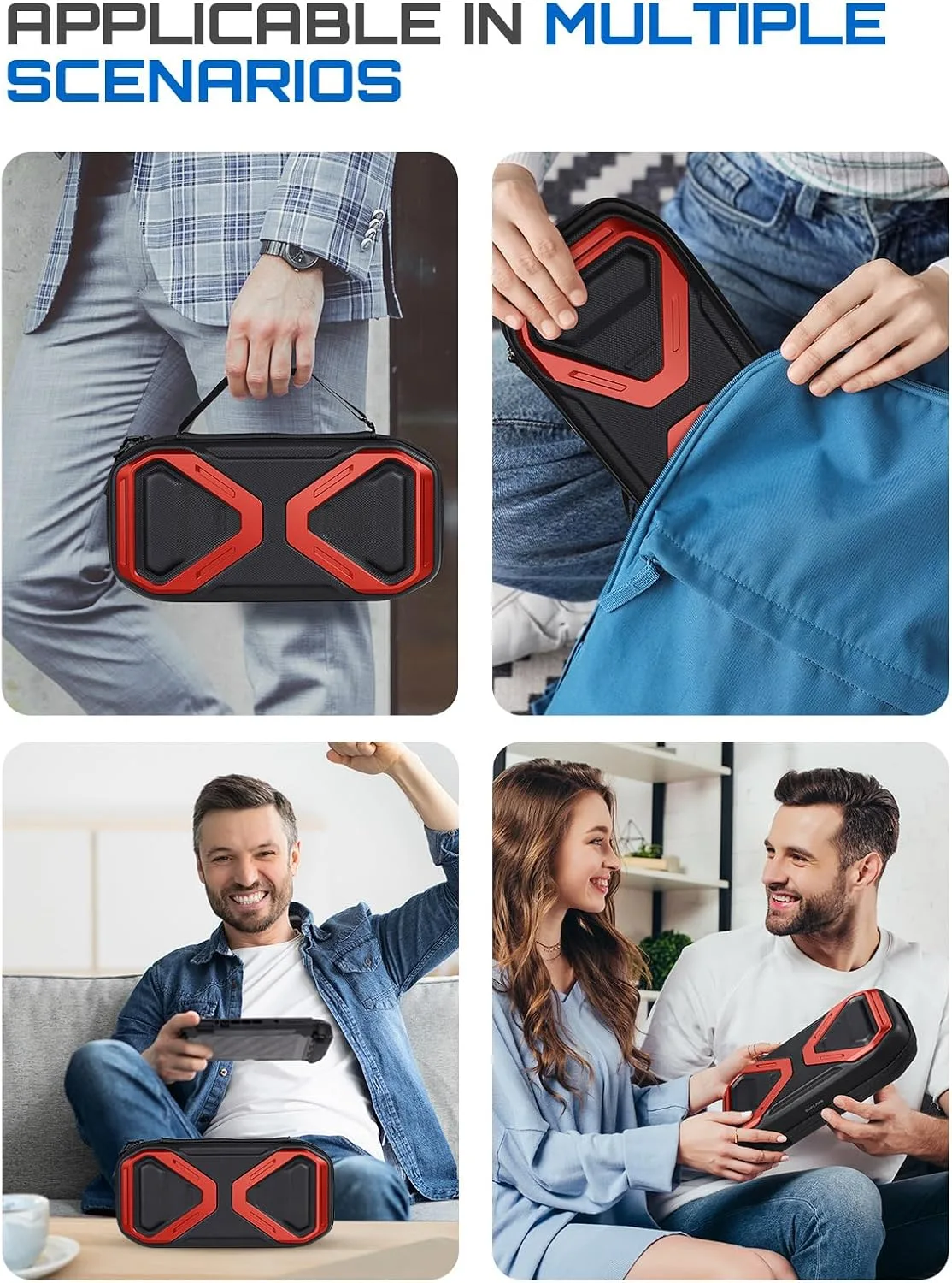 SUPCASE Pro Edition Carrying Case for Nintendo Switch 2 2025, Red