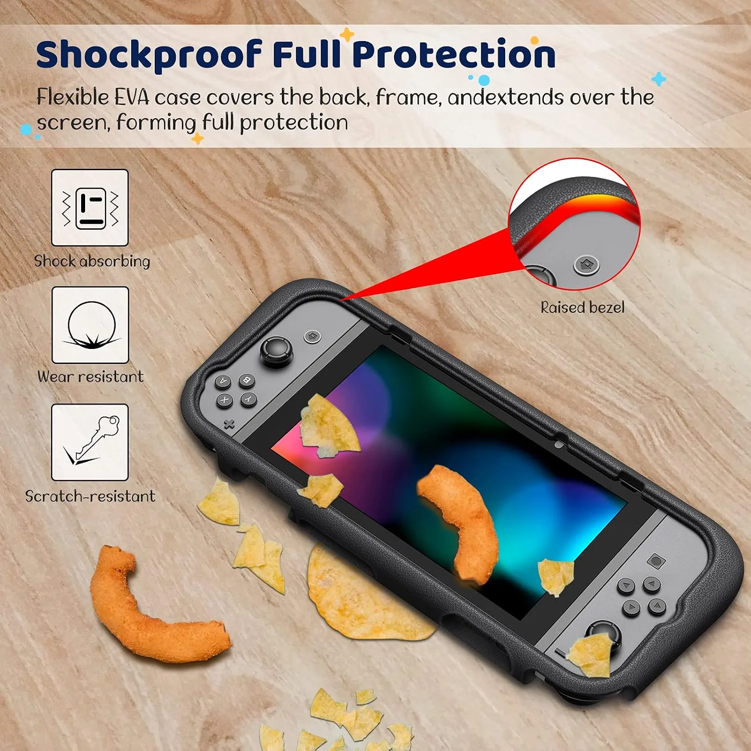 FINTIE Kid-Friendly Ultralight Case Compatible with Nintendo Switch 2017
