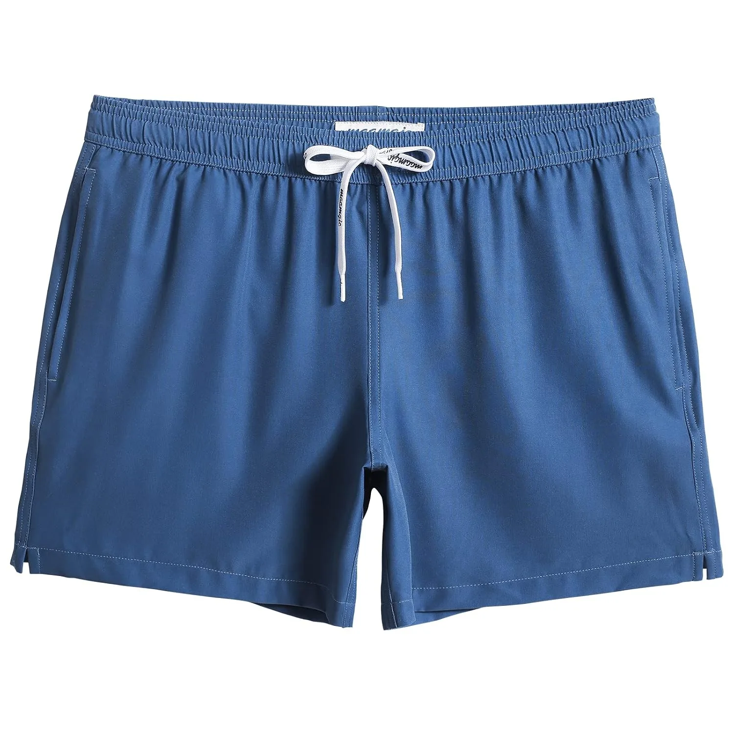 maamgic Mens Swim Trunks Quick Dry Mesh Linner with Pockets 7" Beach Shorts