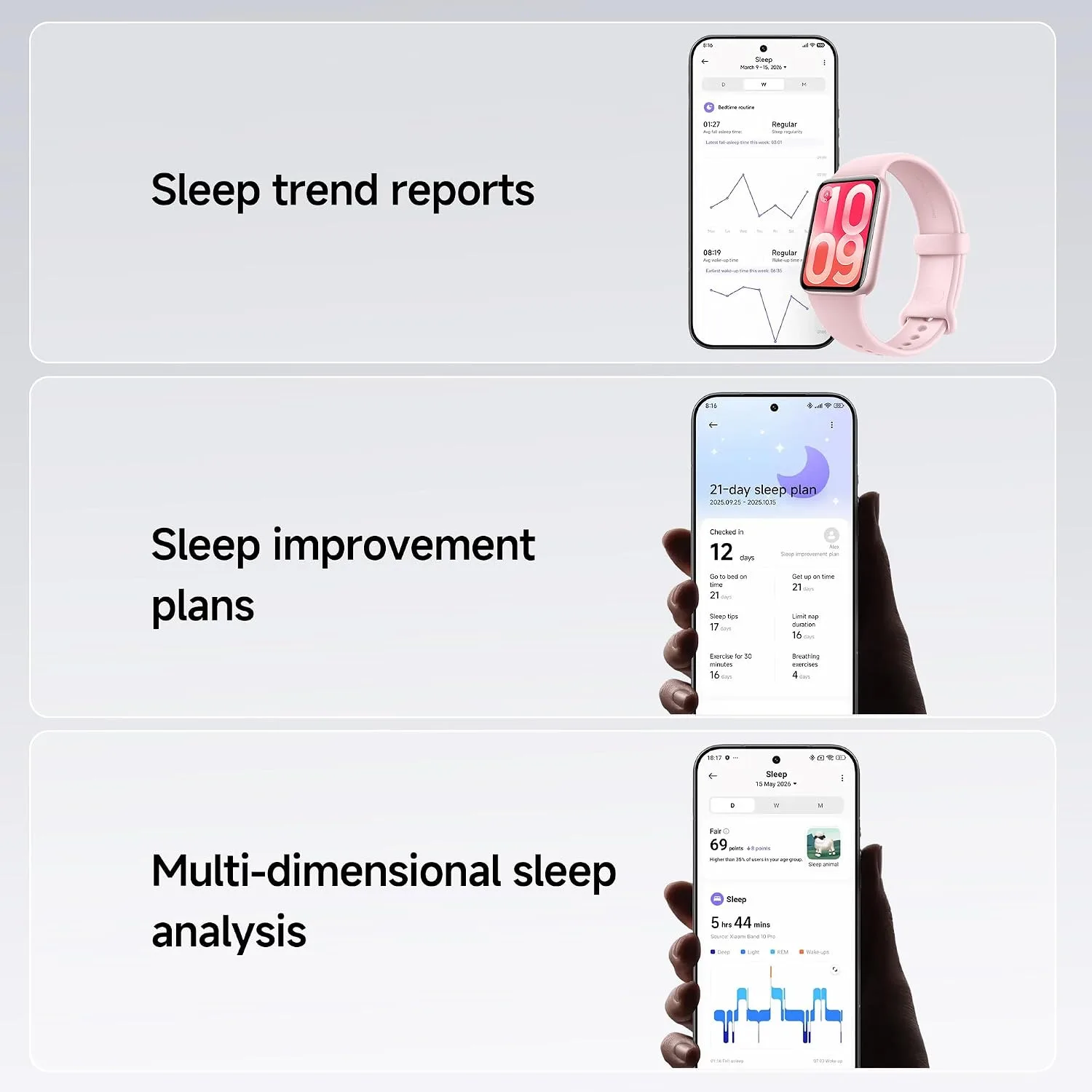Xiaomi Smart Band 10 Pro 1.74" AMOLED Fitness Tracker 21-Day Battery