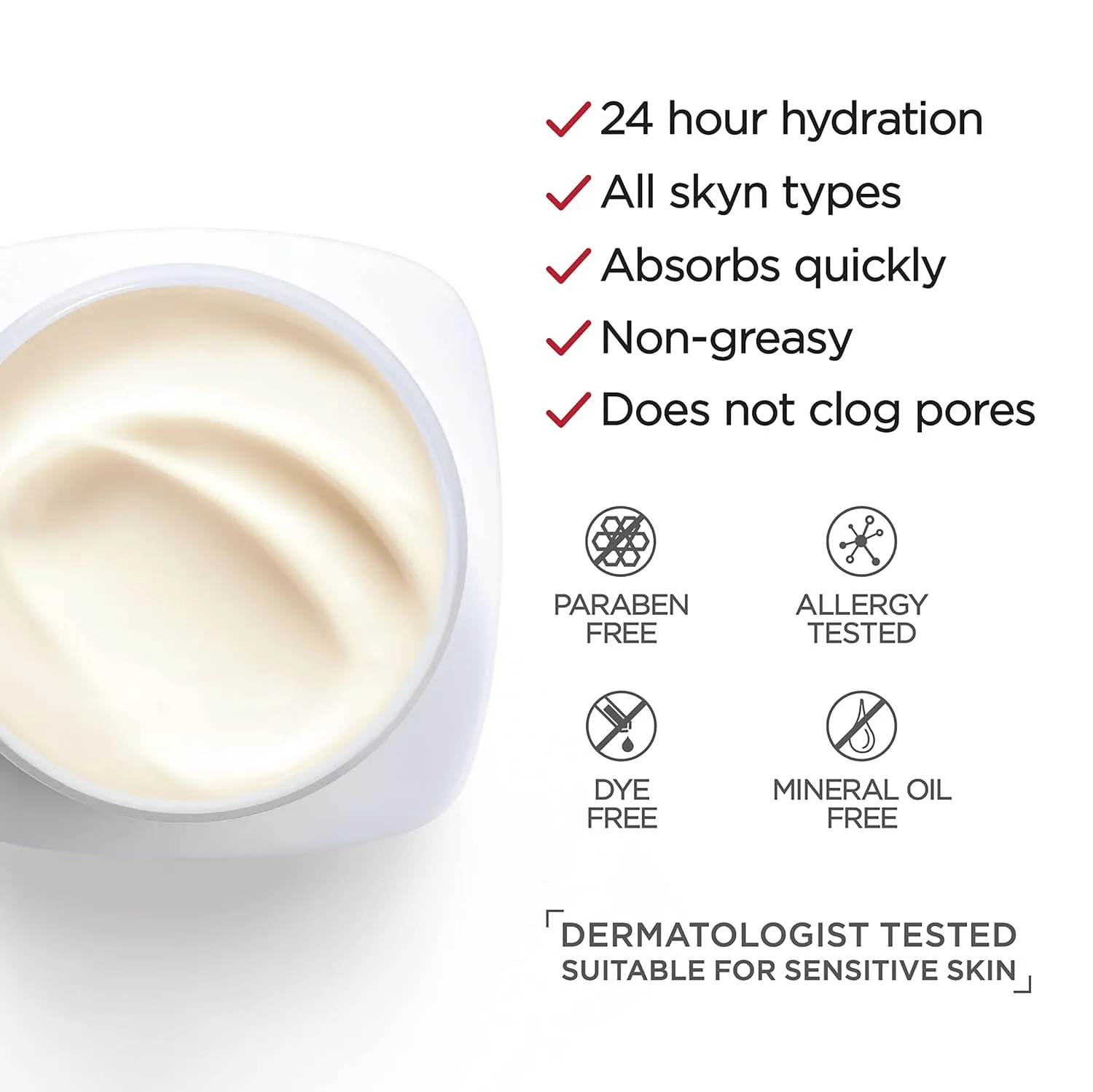 L’Oreal Paris Revitalift Anti Aging Face and Neck Cream, Smoothing and Firming Moisturizer for 24HR Hydration, Pro-Retinol, Centella Asiatica, Fragrance Free, 1.7 Oz